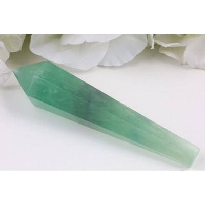 Hůlka Zelený fluorit 13cm - přírodní minerál z Číny