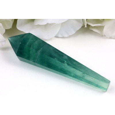 Hůlka Zelený fluorit 128x34x28 mm | Čína | 147 g