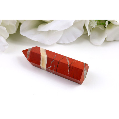 Obelisk červený jaspis 84x27x23 mm - unikátní kámen