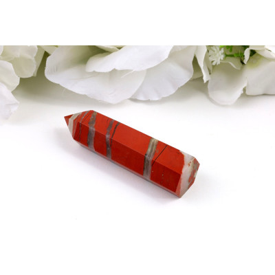 Obelisk červený jaspis 77x23x18 mm - kámen vitality