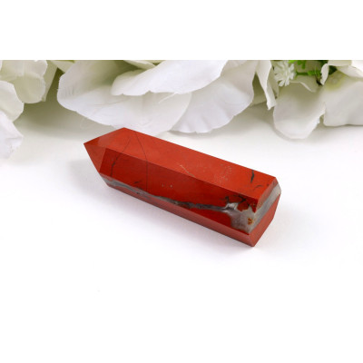 Červený jaspis obelisk 80mm - špice z Číny | 81g