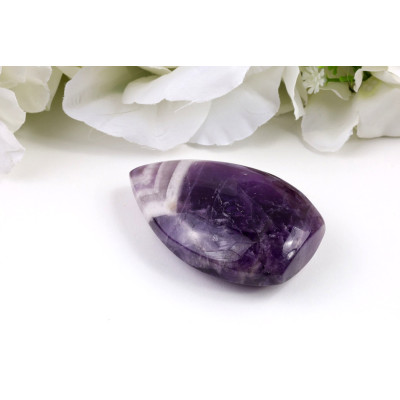 Špice ametyst 103g Brazílie - fialový krystal 73mm