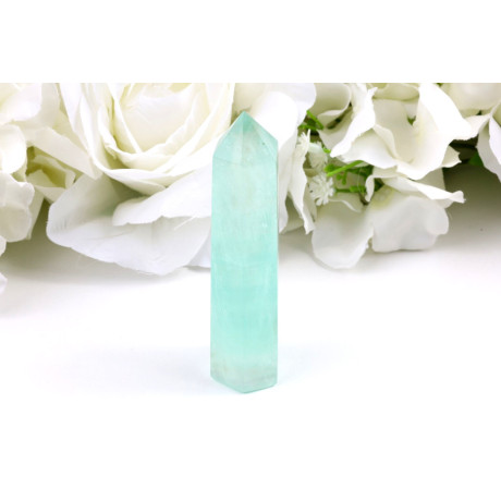 Obelisk zelený fluorit 94x24x21 mm - harmonický kámen