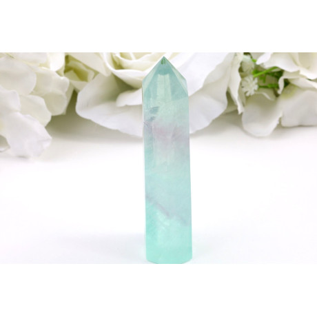 Obelisk Zelený Fluorit 104mm | Harmonizující Dekorace