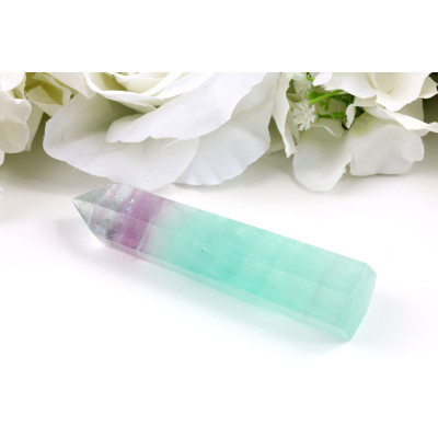 Zelený fluorit obelisk 107x28x23mm | Levné minerály