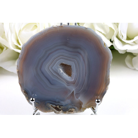 Achátový plátek 106x105 mm | Brazílie | Levné minerály