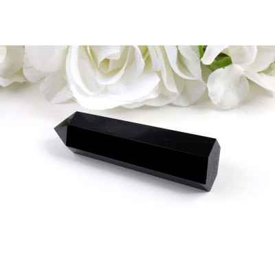 Obelisk Černý obsidián 89×26×23 mm | Leštěný kámen