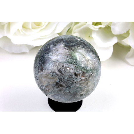 Koule mechový achát 60 mm – originální přírodní dekorace