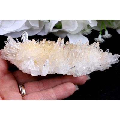 Křišťálová Drúza Sichuan 119g - Čistota a Detail