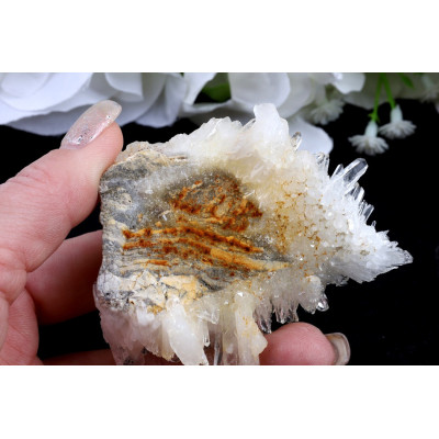 Křišťálová Drúza Sichuan 92g - Čistota a Jas