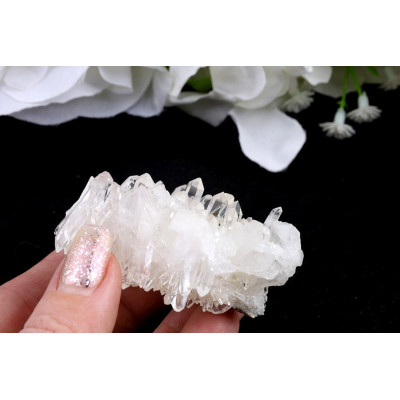 Křišťálová Drúza Sichuan 69g - Jemná Elegance