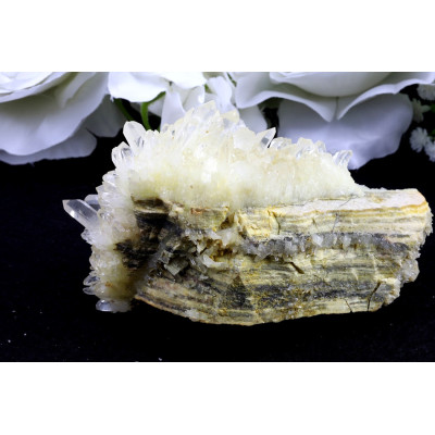 Křišťálová Drúza Sichuan 498g - Průhledná Krása