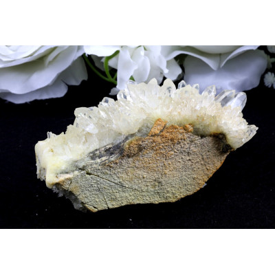 Křišťálová Drúza Sichuan 498g - Průhledná Krása