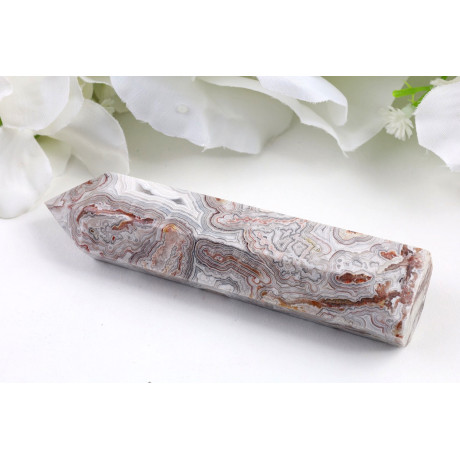 Obelisk Mexický achát 100x26x22 mm - Leštěný kámen