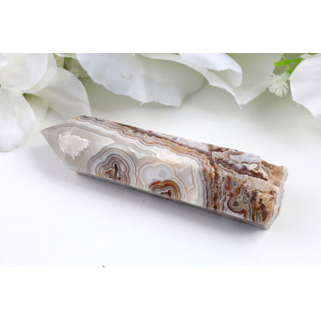 Obelisk Mexický achát 93x24x21 mm | Levné Minerály