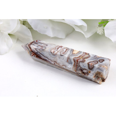 Obelisk Mexický achát 93x24x21 mm | Levné Minerály