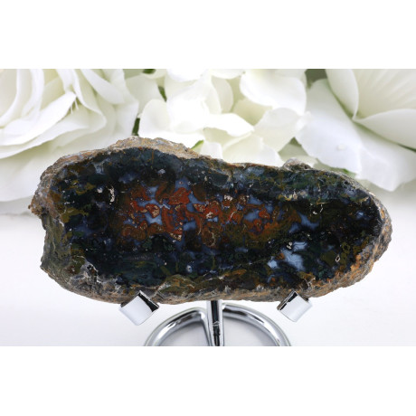 Purbalingga achát 110mm - Plátky z Indonésie 114g