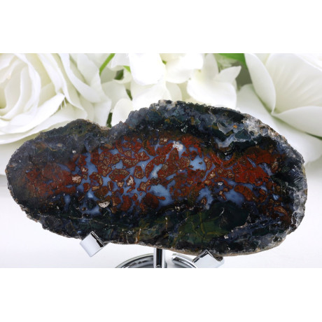 Purbalingga achát č. 789 - ohňová kresba 121x60 mm