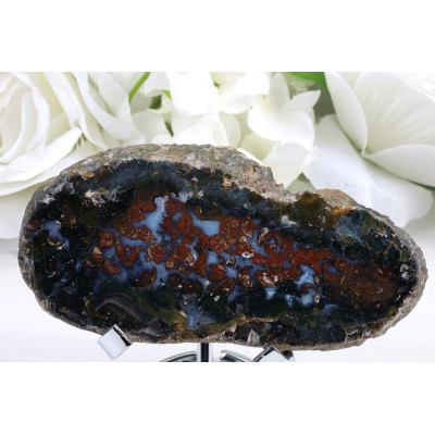 Purbalingga achát č. 789 - ohňová kresba 121x60 mm