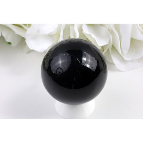 Koule černý obsidián 53 mm | Mexiko | 182 g