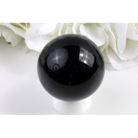 Koule černý obsidián 55 mm, 212 g - mexický minerál