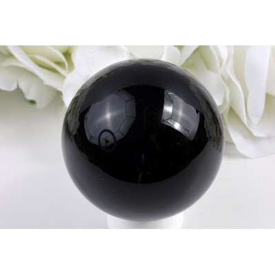 Černý obsidián koule 6.5 cm | Mexiko