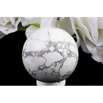 Howlit koule 60 mm - symbol harmonie a klidu | 332 g