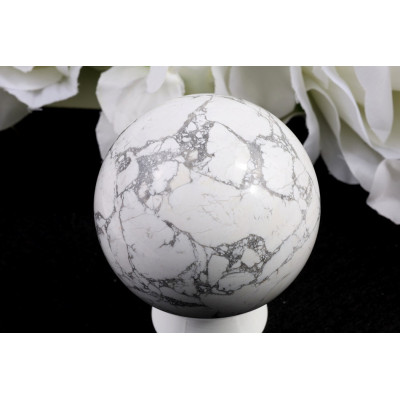 Howlit koule 60 mm - symbol harmonie a klidu | 332 g