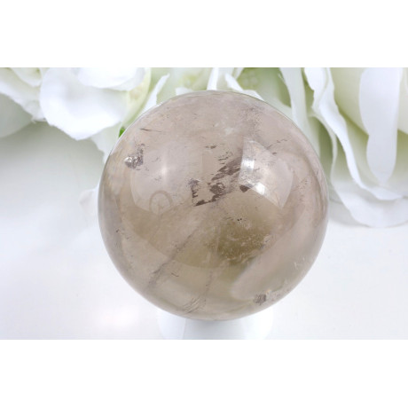 Koule Záhněda 6.1 cm - přírodní kouřový křemen