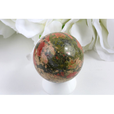 Koule Unakít 4.6 cm - přírodní kámen pro harmonii