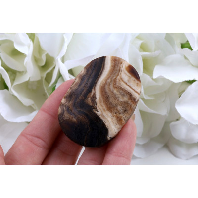 Kalcit jantarový hmatka 48x34x14 mm Brazílie 37 g