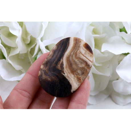 Kalcit jantarový hmatka 48x34x14 mm Brazílie 37 g