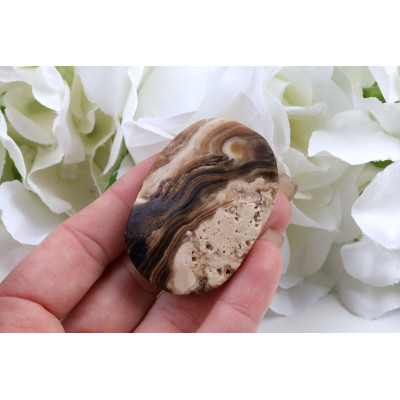 Kalcit jantarový hmatka 48x34x14 mm Brazílie 37 g