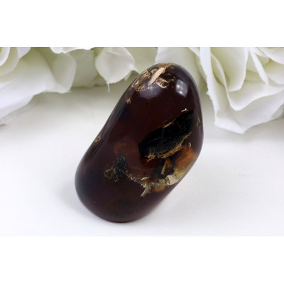 Modrý jantar 68g - UV aktivní Sumatra | Levnemineraly