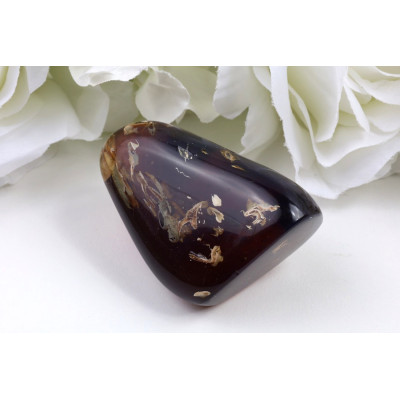 Modrý jantar 68g - UV aktivní Sumatra | Levnemineraly