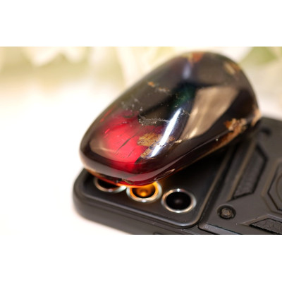 Modrý jantar Sumatra 78g - UV fluorescence | E-shop