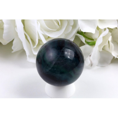 Koule fluorit 50 mm Brazílie - fialová krása