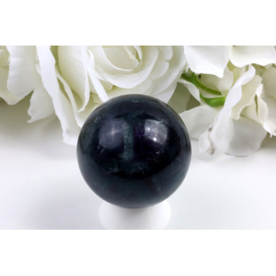 Koule fluorit 50 mm Brazílie - fialová krása