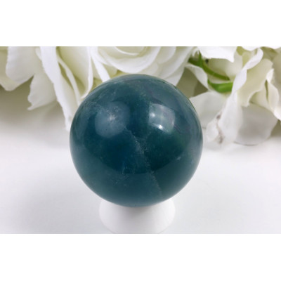 Koule fluorit 55 mm Brazílie - tmavě modrá energie