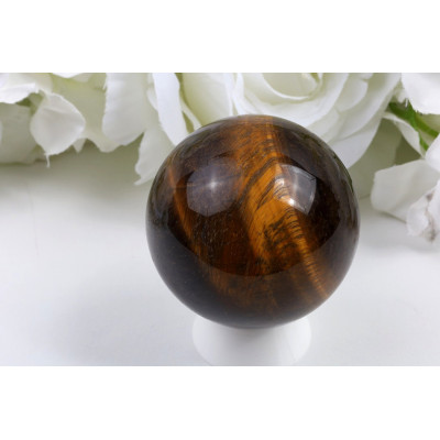 Koule Tygří oko 57 mm - přírodní kámen z Austrálie