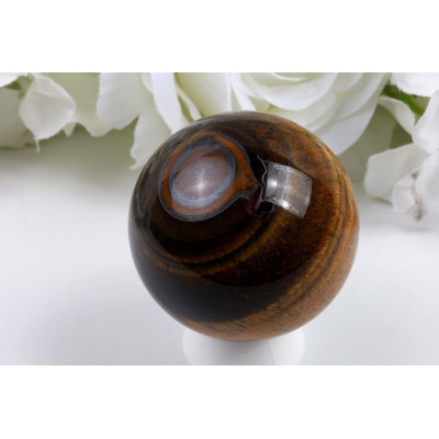 Koule Tygří oko 59 mm - přírodní kámen z Austrálie