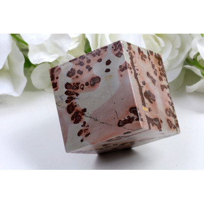 Kostka obrázkový jaspis 61x61x61 mm | Dekorace