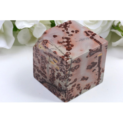 Kostka obrázkový jaspis 61x61x61 mm | Dekorace