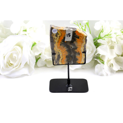 Čmeláčí jaspis plátek 82x70x11 mm | levnemineraly.cz