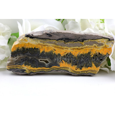 Čmeláčí jaspis plátek 161x66x13 mm | levnemineraly.cz