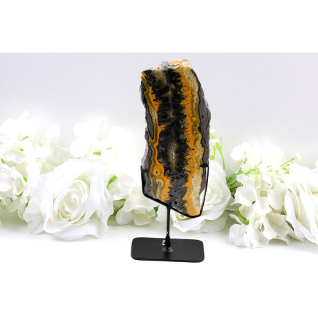 Plátek Čmeláčí jaspis č. 913 (180x67x12 mm) | Levné Minerály