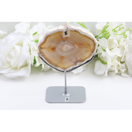 Plátek Achát č. 916 (110x95 mm) | Levné Minerály