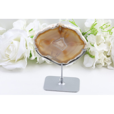 Plátek Achát č. 916 (110x95 mm) | Levné Minerály