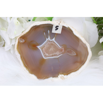 Plátek Achát č. 916 (110x95 mm) | Levné Minerály