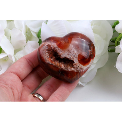 Srdce Karneol č. 918 (60x52x27 mm) | Levné Minerály